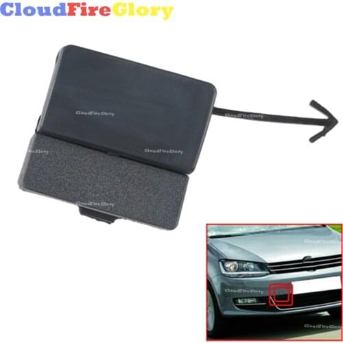 CloudFireGlory For Volkswagen Sharan 2010 2011 2012 2013 2014 2015 2016 New Front Bumper Tow Hook Cover Cap Unpainted 7N0807205