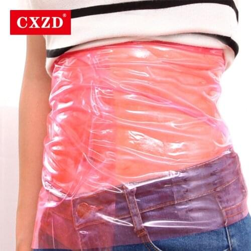 CXZD Women Plastic Waist Trainer Elastic Slimming Armbands Weight Loss Sweat Sauna Fitness Leg Shaper Slimming Calf Hot Selling