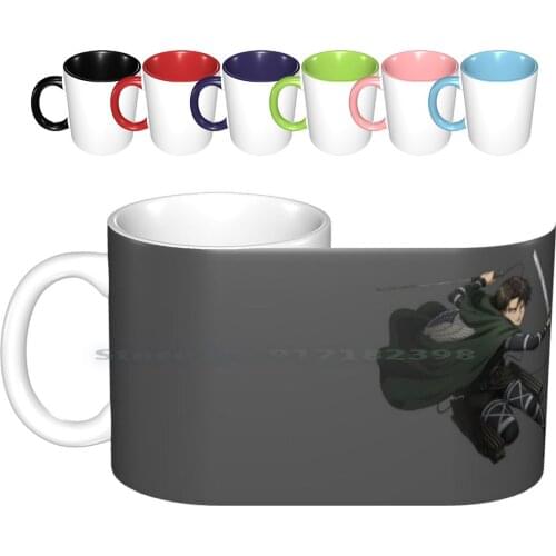 Ceramic Mugs Coffee Cups Milk Tea Mug Attack On Titan Levi Levi Eren Yeager Attack On Titan Levi Aot Aot Levi Attack On Titan