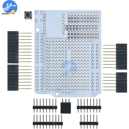 Prototype PCB Development Bread Board Expansion Shield Board Breadboard Protoshield Module For Arduino UNO R3 One Diy Kit 2.54mm