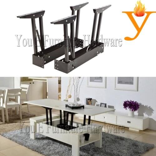 2016 New Style Lifting Desk Top Coffee Table Mechanism For Livingroom Furniture B09-1