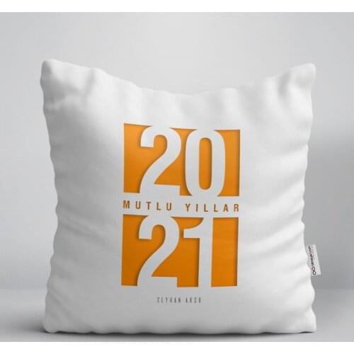 Personalized 2021 Happy birthday White Yastık-7 Reliable Quality Cost-Effective New Year Casual İssimli Design Gift
