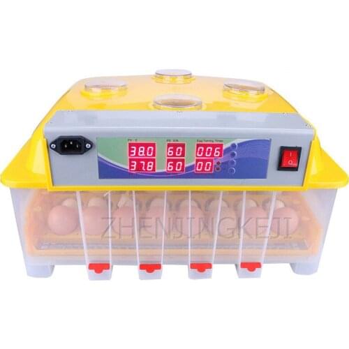 Fully Automatic Small Incubator Eggs Duck Goose Pigeon Quail Brood Household Type Intelligent Farm Poultry Incubator Equipment