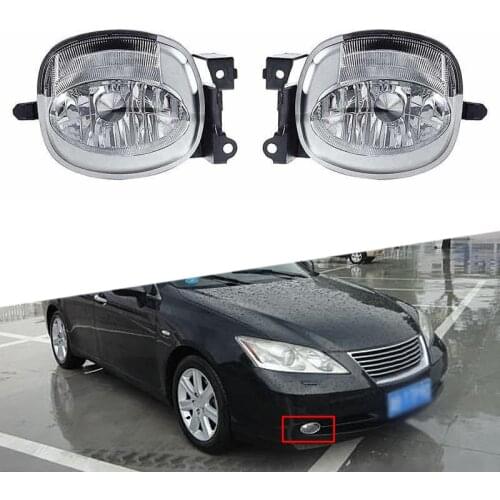 CITALL 2PCS Left Right Fog Light Lamp Fit for Lexus ES350 2007 2008 2009