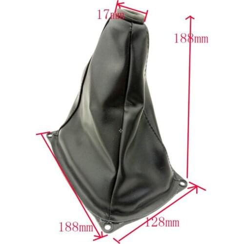 Gear Dustproof cover for HYUNDAI Santa Fe 1.8T 2.0 Manual Block Shift Lever dust cover Blcak leather