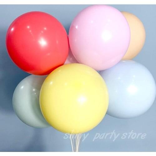 5-36inch Multicolor Macaron Pastel Balloon Garland Rainbow Gaint Latex Balloons Air Globos Birthday Party Wedding Baby Shower