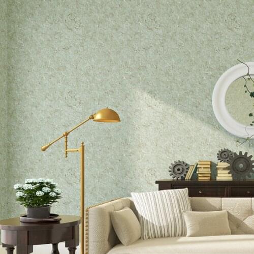 Non woven fabric modern simple bedroom living room wallpaper warm retro nostalgic solid color wallpaper Roll wallpaper