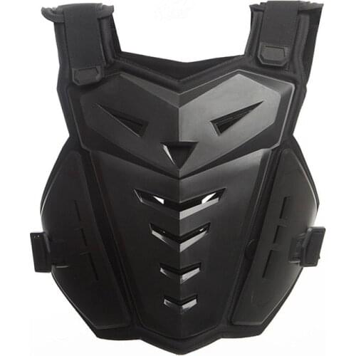 Men Motorcycle MTB Armor Slopestyle Mountain Bike Vest Suit Chest Back Body Protection Gears Motocross Racing Adjustable Armor