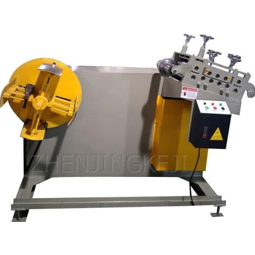 Two-In-One Heavy-Duty Leveling Machine Roll Material Rack Double-Roller Wear-Resistant Leveling Machine Tools And Equipment