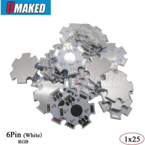 20mm 1W/3W RGB led aluminum plate base board, LED PCB board for downlight, bulb light. heat sink board Free shipping