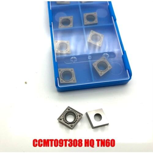 10pcs CCMT060202 CCMT060204 CCMT09T302 CCMT09T304 CCMT09T308 HQ TN60 inserts cnc lathe turning tools high quality machin