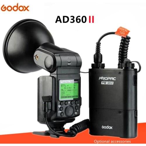 Godox Witstro AD360II Flash Photography Studio E-TTL/i-TTL Speedlite Light Built-in 2.4G X Wireless For Nikon Canon DSLR Camera