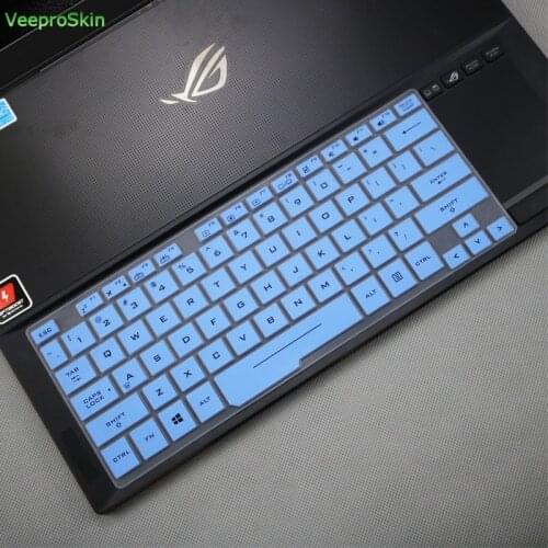 For ASUS ROG ZEPHYRUS S GX701 GX701GS GX701GWR GX701GXR GX701GX GX701G GX701GW 17.3'' Silicone Keyboard Cover laptop Protector