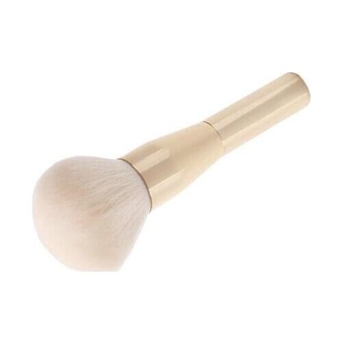 1 pz pincel maquiagem professionale rosa polvere d'oro & blush, fard founmdation spazzole di trucco del viso cosmetici kabuki br