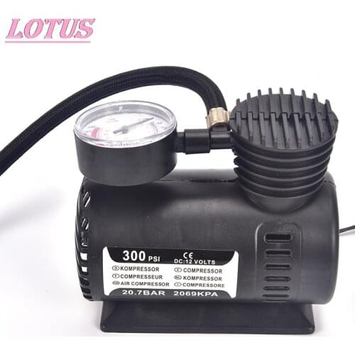 1PC 300PSI 12V Auto Car Electric Tire Air Inflator Pump Mini Air Compressor Hotsale