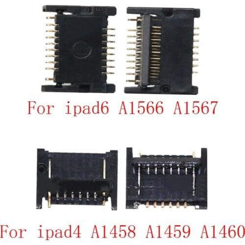 1Pcs Home Button Fingerprint Return Key Flex FPC Connector Plug For Ipad 6 4 Air2 A1458 A1459 A1460 A1566 A1567 Ipad4 Ipad6