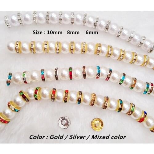 Hot 500pcs/Lot Mixed Color Rhinestone Washer Beads Diy Handmade Bracelet Earring Headdress clothing Jewelry Makings Findings