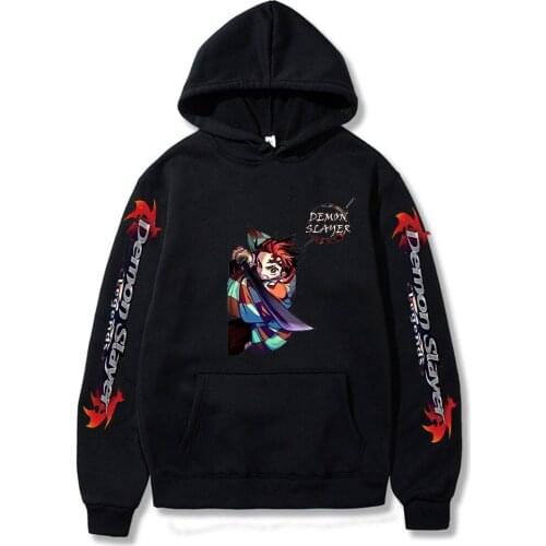 2021 Demon slayer Pullover Sweatshirt Women Men Fashion hip-pop Costume Hoodies Harajuku Sudadera
