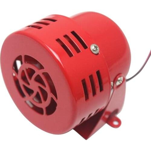 3x 12V 3'' Car Truck RV 1950s Electric Driven Air Raid Siren Horn Red