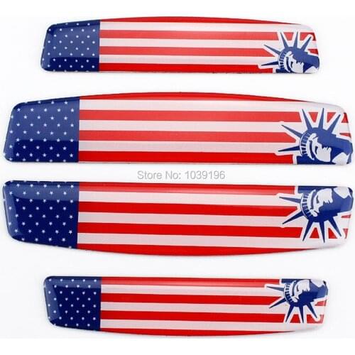 40 x Car Styling Door Edge Guard Protector Strips Anti-collision Anti-scratch Trim Door Edge Guard Stickers For American Flag