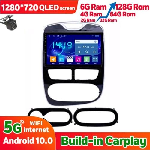 6GB Ram 128GB Rom Navigation GPS Player 9Inch Screen For Renault Captur Clio 2013 2015 Car Android 10 Stereo Head Unit Autoradio