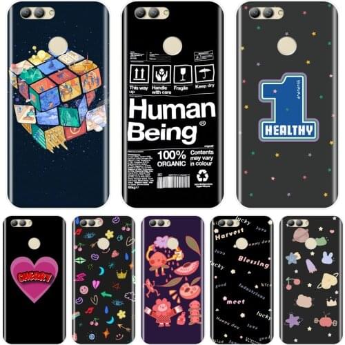 Phone Case For Huawei Nova 2i 3 3I 3E 2 Lite Plus 4 4E 5 Soft Silicone Black Heart Back Cover For Huawei Nova Smart Lite 2017