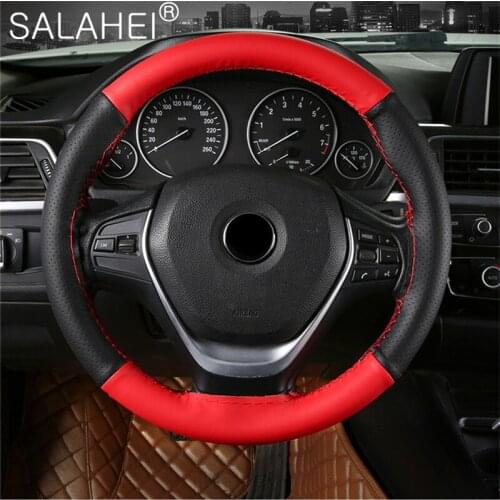 Car Steering Wheel Cover Reflective Microfiber Leather Elastic China Dragon Design Steering Wheel Braid Protective Decoration