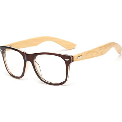 Classic Retro Lens Nerd wood Glasses frames Fashion brand designer Men Women Eyeglasses Optical Eyewear glasses for women men