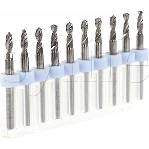 A set of 2.8mm Tungsten Steel Carbide PCB drill Bits CNC / PCB Milling Machine