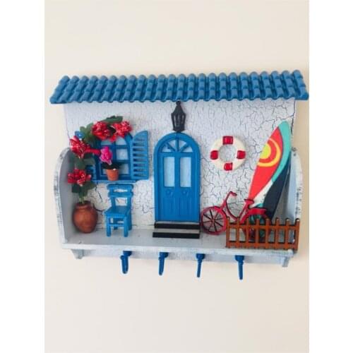 House Key Holder Wall Wooden Key Hanger Decorative