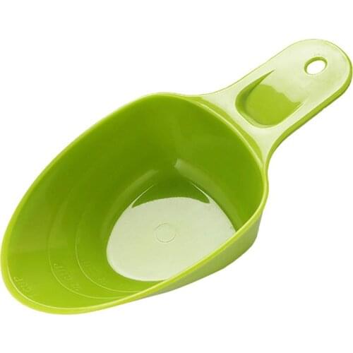 Pet Food Scoop 1pc Candy Colors Plastic Measuring Cup Cat Dog Food Scoop Pet Feeding Supplies For Dogs Cats Pets Accessories