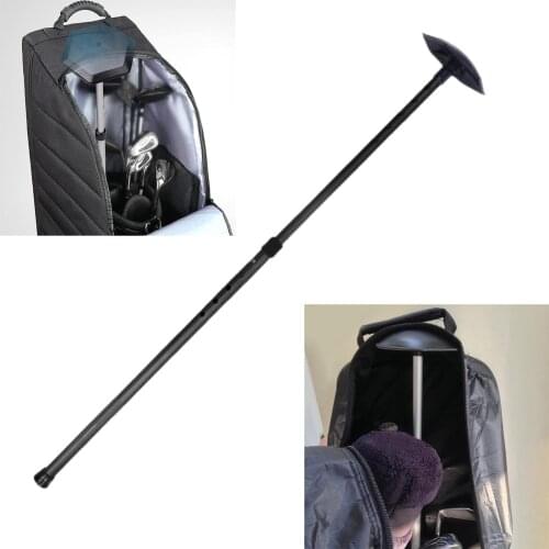 Portable Golf Club Stiff Arm Travel Golf Club Protector Pole System Adjustable Aluminum Alloy Rod Stick for Golf Club