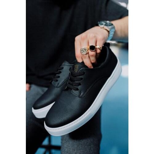 Knack Daily Shoes Black (White Bottom) color Spring Summer Seasonal Elegant Style Fashion Shoes Original Brand Casual Flexible Building 077