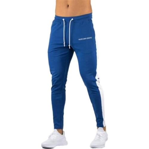 Dropshipping Men Pants Hip Hop Fitness Clothing Joggers Sweatpants Side Stripe Classic Fashion Streetwear Track Pants Trousers