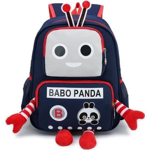 Cartoon Boy Girls Backpack Kindergarten Children Cute Lightweight School Bag Fashion Kids Nylon Waterproof Bookbag