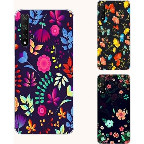 Flower butterfly cat floral leaves silicone phone case For Realme GT Neo 1 2 3 5 5i 5S Pro floral leave phone cover