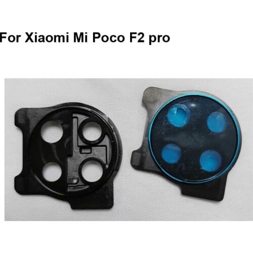 Tested Good For Xiaomi Mi Poco F2 pro Rear Back Camera Glass Lens +Camera Cover Circle Housing For Xiaomi Mi Poco F 2 pro