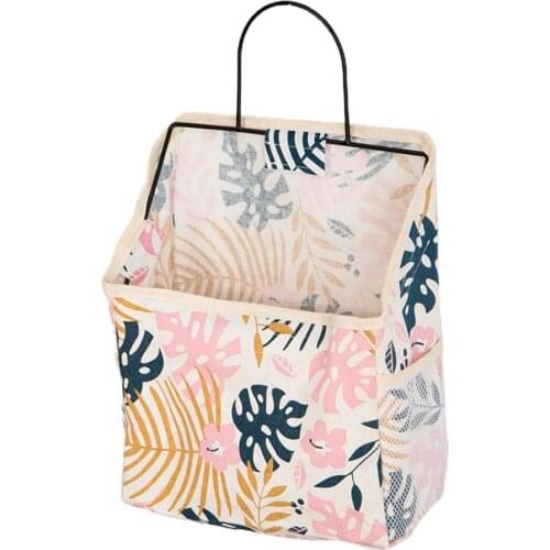 Fabric Hanging Bag Large Capacity with Hook Fabric Table Cabinet Closet Organizer for Bedroom Storage Supplies