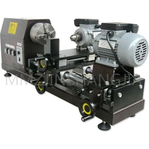 Microbead machine Woodworking lathe Handmade 220V Small And Medium Polisher Lathe Wooden Beads Bracelet Bodhi Processing Center