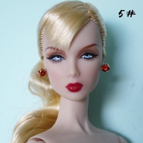 Handmade Fashion Jewelry Earring Ear Studs Accessories For BB Fr 1:6 Dolls BBI256