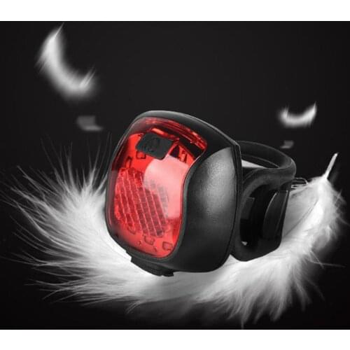 Waterproof Chargeable Mountain Bike Taillight Riding Cycling Rear Light Led USB Accessories Warming Flash Headlight Tail-lamp