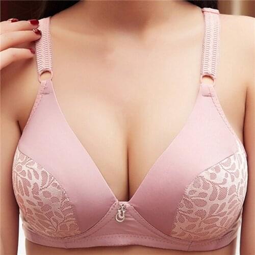 Women Comfortable Cotton Bra Gift For Mom Fashion Soft Bralette Underwear Stretch Plus Size Vest Brassiere 4 Color