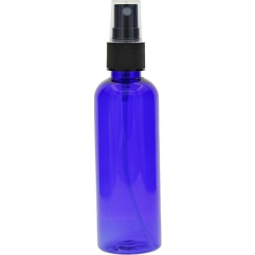 1Pcs 100ML Empty Blue Spray Bottle Travel Essential Oil Perfume Water Spray Bottle Cosmetic Container With Spray Head #246607