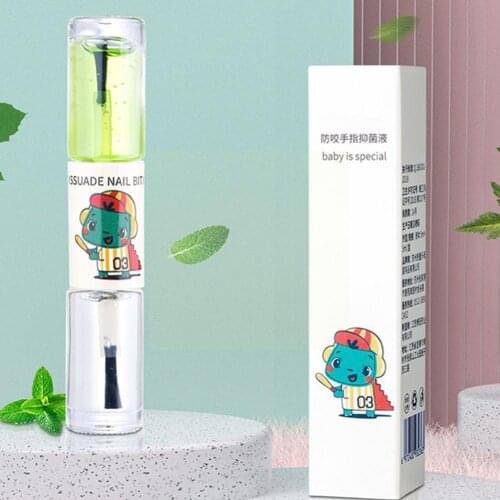 1pcs Stop Bitting Nail Polish Bitter Anti-biting For Baby Nail Care Nail Bitter Children Nutrition Water Non-toxic Nail Oil X8T9
