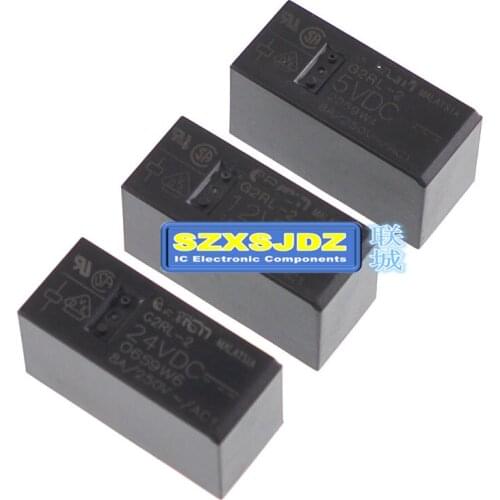5PCS G2RL-2 5V 12V 24V VG2RL-2-5VDC G2RL-2-12VDC G2RL-2-24VDC