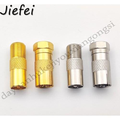 20-300Pcs TV Antenna Coaxial F Connector TV Coaxial plug STB Quick Plug RF Coax F Female / Male To RF Male / Female Connector