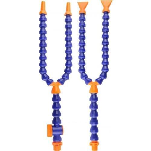 5pcs Adjustablebifurcation Oil Coolant tube 1/4 Plastic Round Nozzle Flexible Water Oil Cooling Pipes Hoses CNC machine 300mm