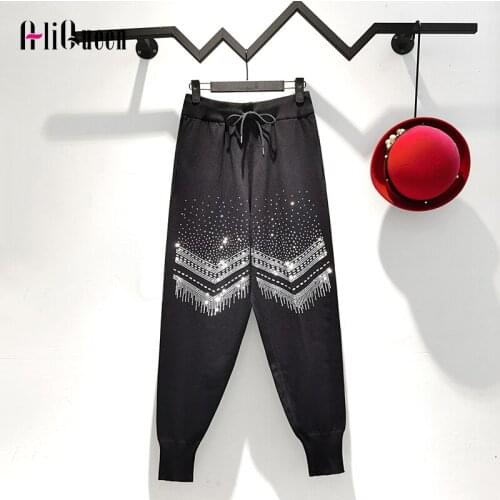 AliQueen Women's Knitted Trousers