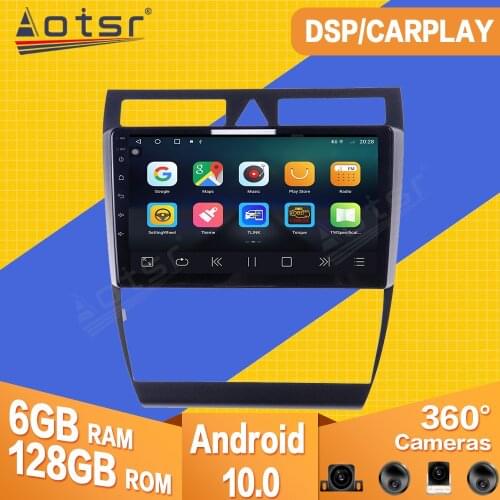 6+128GB For Audi A6 1997- 2004 S6 2 RS6 1999-2004 RS6 Android Car Radio Tape Recorder Video Player GPS Navi Multimedia Head Unit