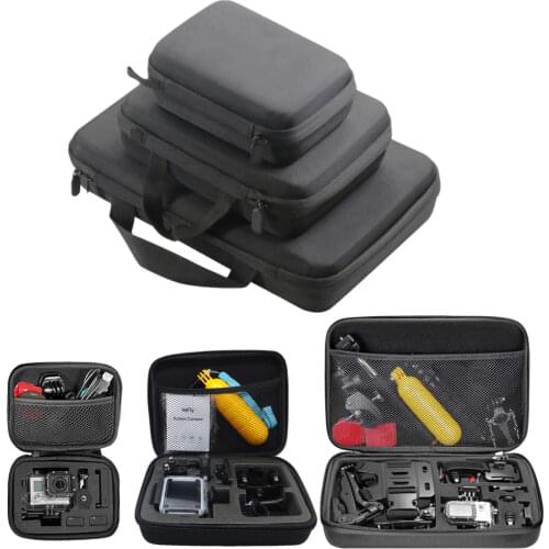 Portable Carry Case Small Medium Large Size Accessory Anti-shock Storage Bag Box For Hero 9 8 7 SJCAM M20 SJ6 SJ7 Action Camera
